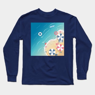 Beach Long Sleeve T-Shirt